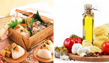 Dieta mediterranea e dieta giapponese a confronto: l’infografica