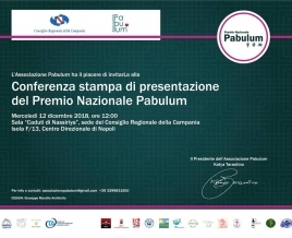 A Napoli si presenta il Premio Nazionale Pabulum