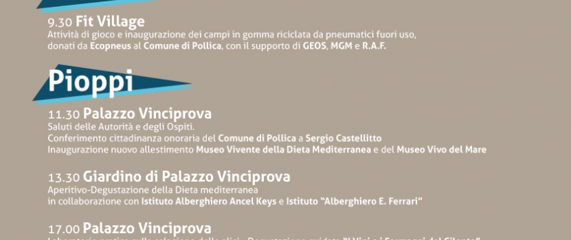 Domenica si riapre! Appuntamento a Pioppi alle 11,30…