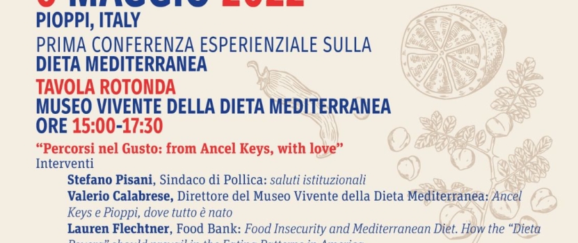 Percorsi nel Gusto: from Ancel Keys, with love