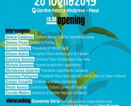 Pioppi, il 20 luglio inaugura il quarto Festival della Dieta Mediterranea